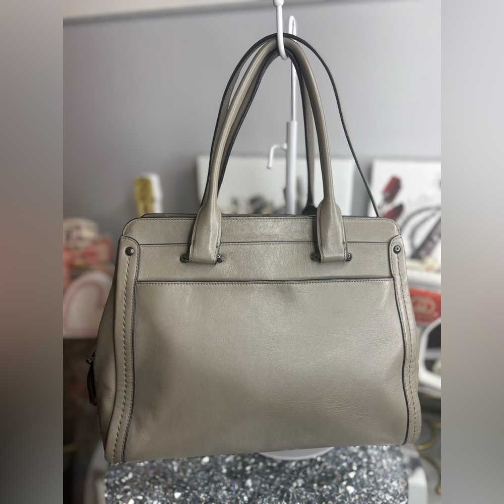 Coach 2015 calf leather Swagger Frame Satchel EUC - Picture 4 of 16